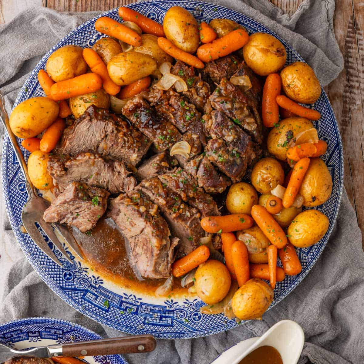 Sunday Pot Roast with Potatoes and Carrots