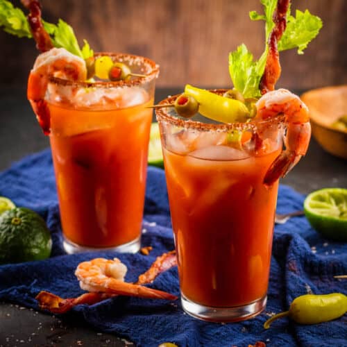 Spicy Bloody Mary with Bacon - Scarlati Family Kitchen