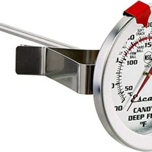 silver candy thermometer.