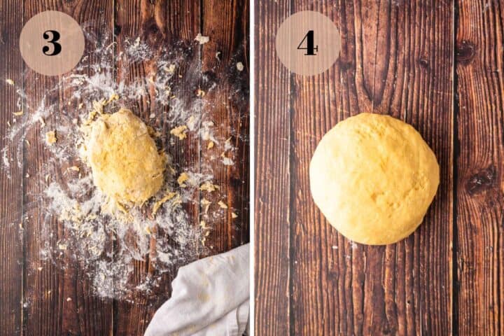 View of Homemade Pasta Recipe (Just 3 Ingredients!) | Scarlati Family Kitchen