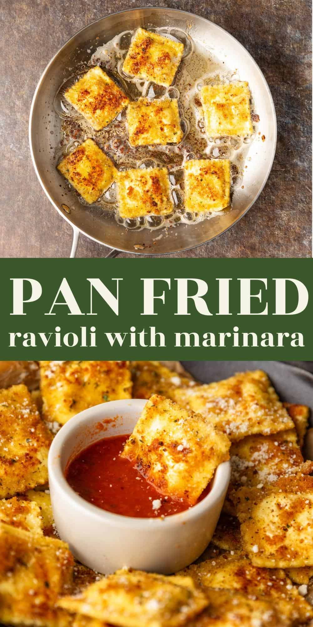 Fried Raviroli Easy Pan Fried Ravioli | Scarlati Family Kitchen